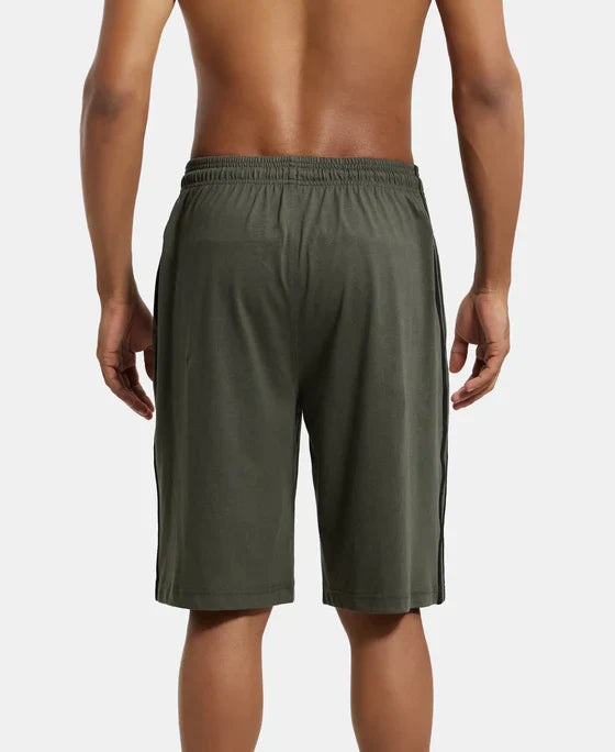 Jockey 9426 Men's Super Combed Cotton Rich Regular Fit Shorts with Side Pockets