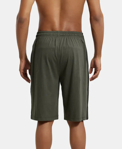 Jockey 9426 Men's Super Combed Cotton Rich Regular Fit Shorts with Side Pockets