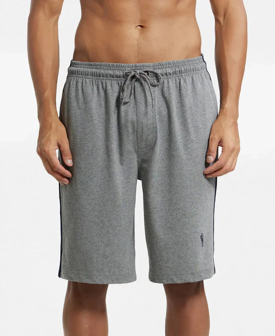 Jockey 9426 Men's Super Combed Cotton Rich Regular Fit Shorts with Side Pockets