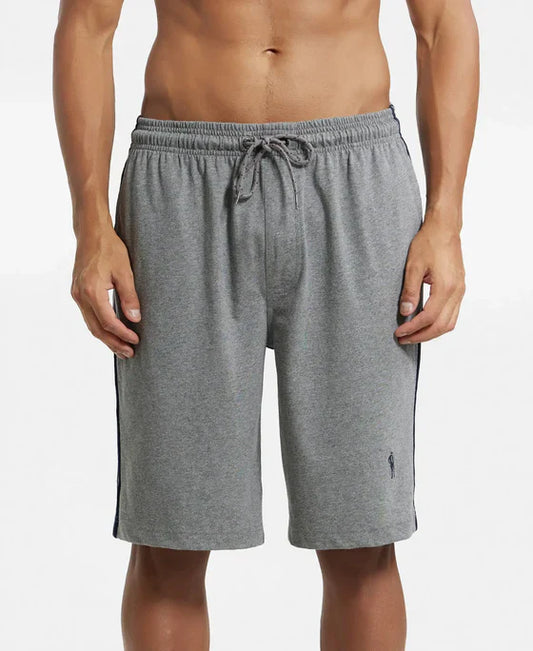 Jockey 9426 Men's Super Combed Cotton Rich Regular Fit Shorts with Side Pockets