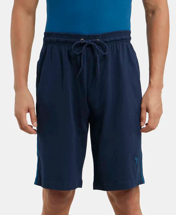 Jockey 9426 Men's Super Combed Cotton Rich Regular Fit Shorts with Side Pockets