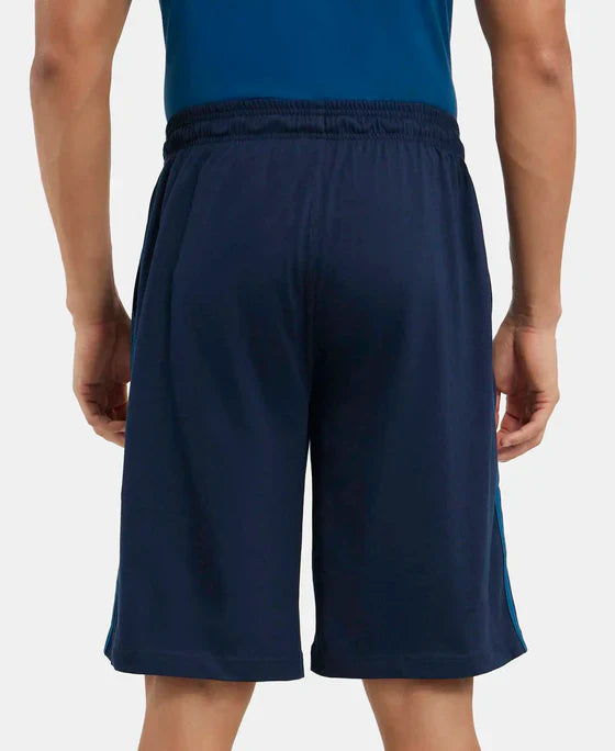 Jockey 9426 Men's Super Combed Cotton Rich Regular Fit Shorts with Side Pockets