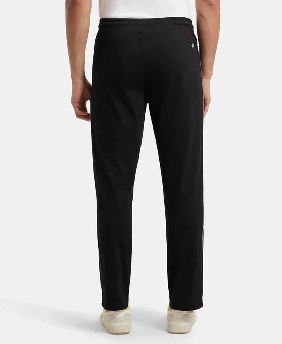 Jockey 9500 Men's Super Combed Cotton Rich Regular Fit Trackpants with Side Pockets. ?