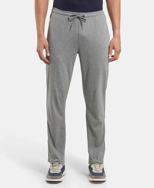 Jockey 9500 Men's Super Combed Cotton Rich Regular Fit Trackpants with Side Pockets. ?