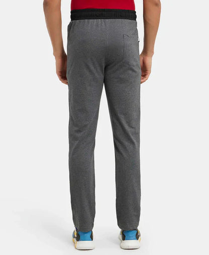 Jockey 9510 Men's Super Combed Cotton Rich Slim Fit Trackpants with Side Zipper Pockets