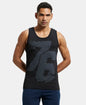 Jockey 9928 Men's Super Combed Cotton Rich Graphic Printed Low Neck Tank Top