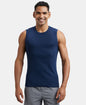 Jockey 9930 Men's Super Combed Cotton Rib Solid Round Neck Muscle Vest