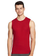 Jockey 9930 Men's Super Combed Cotton Rib Solid Round Neck Muscle Vest
