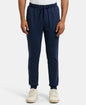 Jockey AM02 Men's Super Combed Cotton Rich Slim Fit Jogger with Zipper Pockets