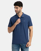 Jockey AM38 Men's Microfiber Fabric Solid Half Sleeve Polo T-Shirt with StayDry & StayFresh Technology