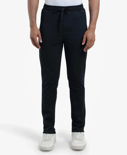 Jockey AM44 Men's  Super Combed Cotton Rich Pique Slim Fit Trackpants with Side Zipper Pockets