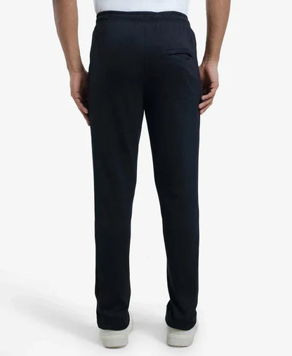 Jockey AM44 Men's  Super Combed Cotton Rich Pique Slim Fit Trackpants with Side Zipper Pockets