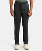 Jockey AM44 Men's  Super Combed Cotton Rich Pique Slim Fit Trackpants with Side Zipper Pockets
