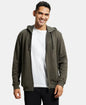 Jockey AM61 Men's Super Combed Cotton Rich Pique Fabric Ribbed Cuff Hoodie Jacket