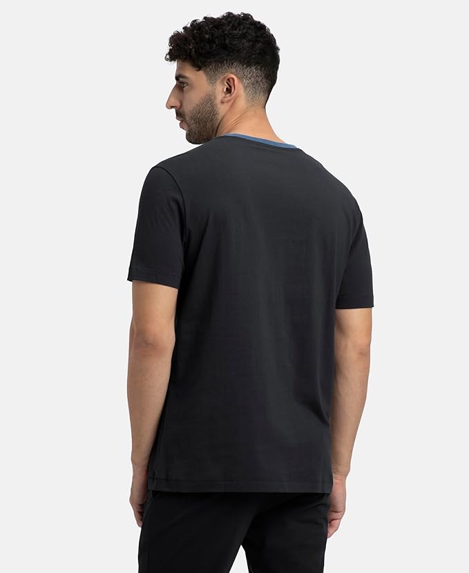 Jockey AM69 Men's Super Combed Cotton Round Neck Half Sleeve T-Shirt