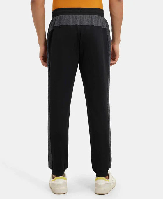 Jockey AM71 Men's Super Combed Cotton Rich Slim Fit Jogger with Zipper Pockets
