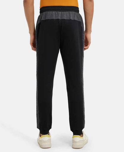 Jockey AM71 Men's Super Combed Cotton Rich Slim Fit Jogger with Zipper Pockets