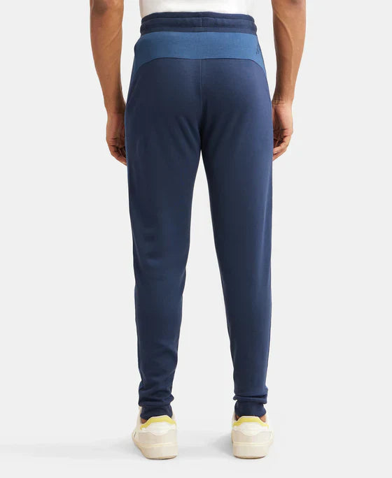 Jockey AM71 Men's Super Combed Cotton Rich Slim Fit Jogger with Zipper Pockets