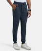 Jockey AM71 Men's Super Combed Cotton Rich Slim Fit Jogger with Zipper Pockets