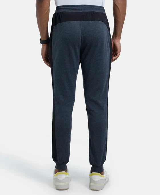 Jockey AM71 Men's Super Combed Cotton Rich Slim Fit Jogger with Zipper Pockets