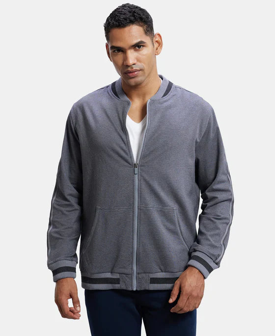 Jockey AM92 Men's Super Combed Cotton Rich Fleece Jacket with StayWarm Technology