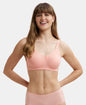 Jockey FE41 Wirefree Non-Padded Super Combed Cotton Elastane Full Coverage Plus Size Everyday Bra with Concealed Shaper Panel and Broad Fabric Straps