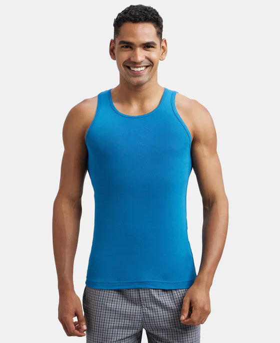 Jockey FP04 Men's Super Combed Cotton Rib Round Neck Sleeveless Vest