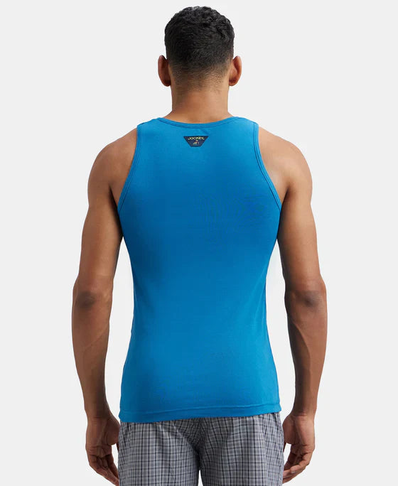 Jockey FP04 Men's Super Combed Cotton Rib Round Neck Sleeveless Vest