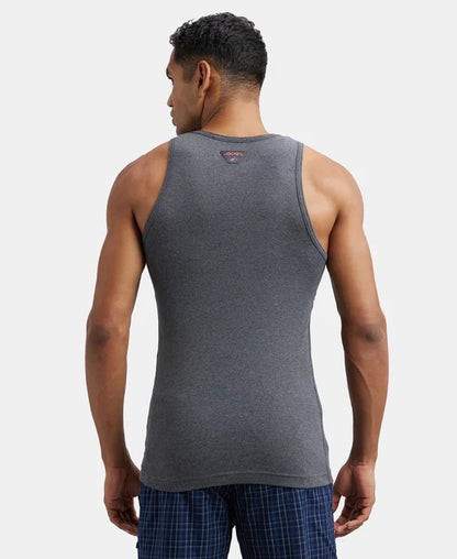 Jockey FP04 Men's Super Combed Cotton Rib Round Neck Sleeveless Vest