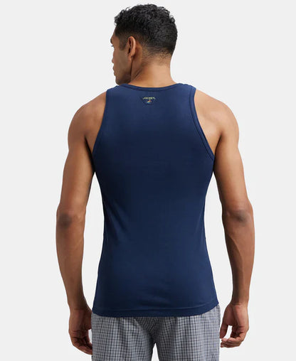 Jockey FP04 Men's Super Combed Cotton Rib Round Neck Sleeveless Vest