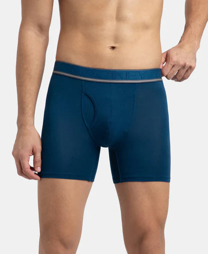 Jockey HG17 Men's Tencel Micro Modal Elastane Stretch Solid Boxer Brief with Natural Stay Fresh Properties