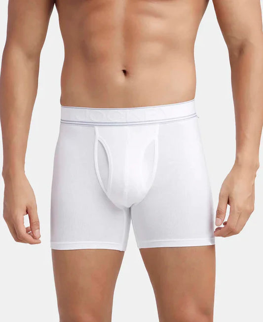 Jockey HG17 Men's Tencel Micro Modal Elastane Stretch Solid Boxer Brief with Natural Stay Fresh Properties