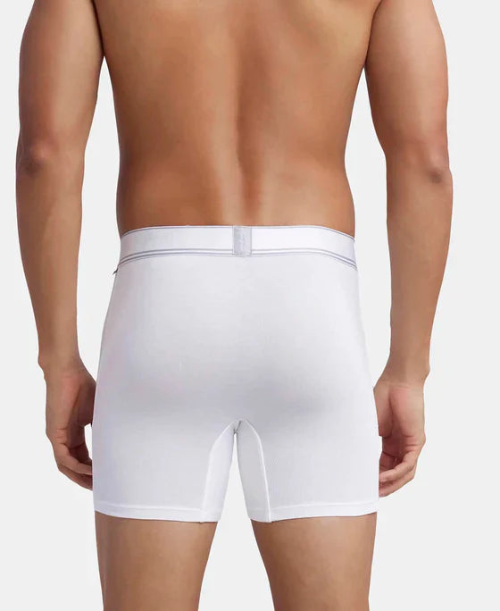Jockey HG17 Men's Tencel Micro Modal Elastane Stretch Solid Boxer Brief with Natural Stay Fresh Properties