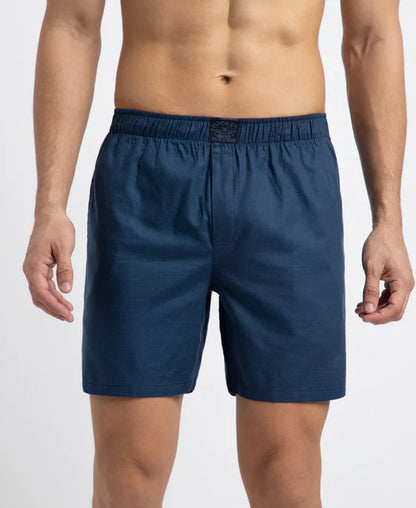 Jockey HG18 Men's Tencel Lyocell Cotton Checkered Boxer Shorts with Side Pocket