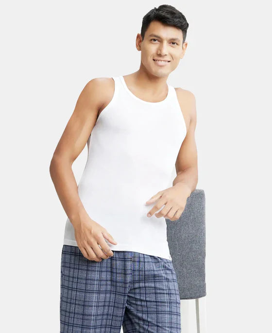 Jockey IC13 Men's TENCEL™ Micro Modal Cotton Rib Sleeveless Vest