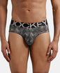 Jockey IC29 Men's Tactel Microfiber Elastane Stretch Printed Brief with Moisture Move Properties