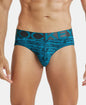 Jockey IC29 Men's Tactel Microfiber Elastane Stretch Printed Brief with Moisture Move Properties