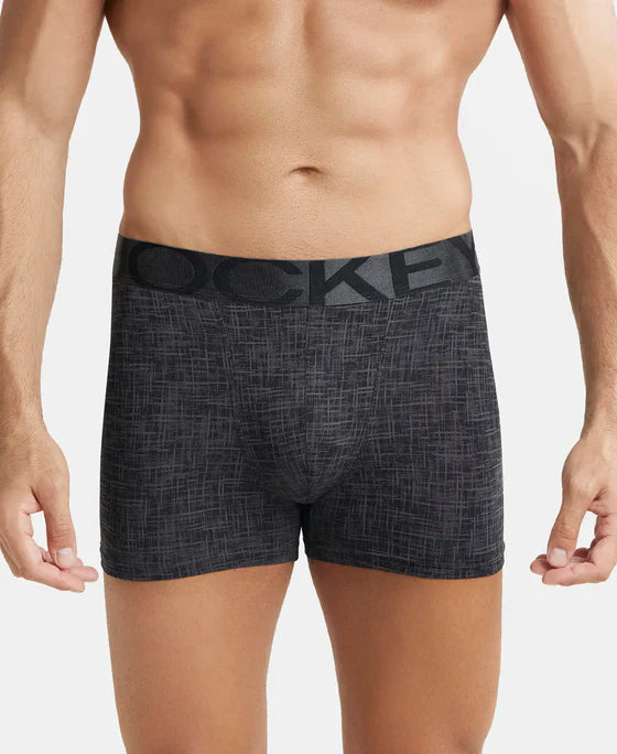 Jockey IC30 Men's Tactel Microfiber Elastane Stretch Printed Trunk