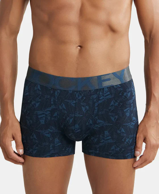 Jockey IC30 Men's Tactel Microfiber Elastane Stretch Printed Trunk