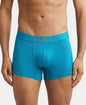 Jockey IC32 Men's Supima Cotton Elastane Stretch Solid Trunk with Ultrasoft Waistband
