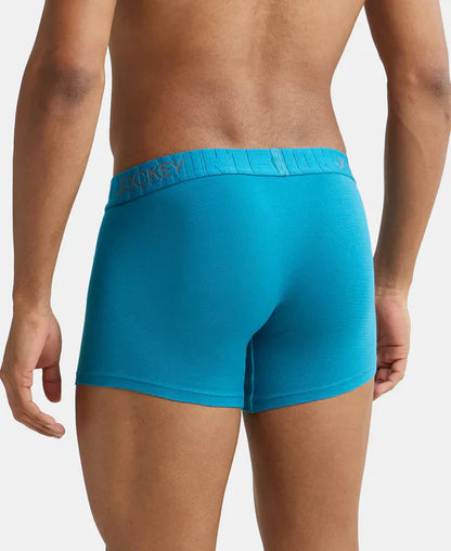 Jockey IC32 Men's Supima Cotton Elastane Stretch Solid Trunk with Ultrasoft Waistband