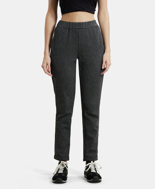Jockey IW06 Women's Rayon Polyester Elastane Stretch Slim Fit All Day Pants