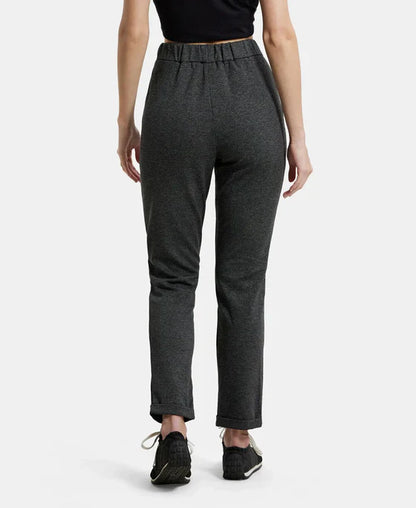 Jockey IW06 Women's Rayon Polyester Elastane Stretch Slim Fit All Day Pants