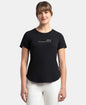Jockey IW31 Women's Micro Modal Fiber Relaxed Fit Graphic Print Round Neck Half Sleeve T-Shirt with Curved Hem Styling