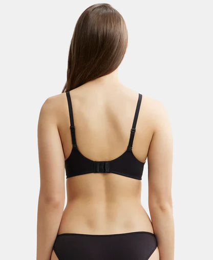 Jockey JW11 Wirefree Padded Tencel Lyocell Elastane Full Coverage Multiway T-Shirt Bra with Adjustable Straps