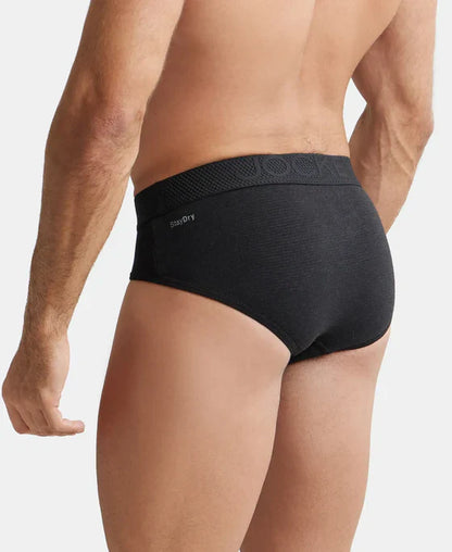 Jockey LM05 Men's Bamboo Cotton Elastane Mesh Brief with Ultrasoft Waistband and StayDry Treatment