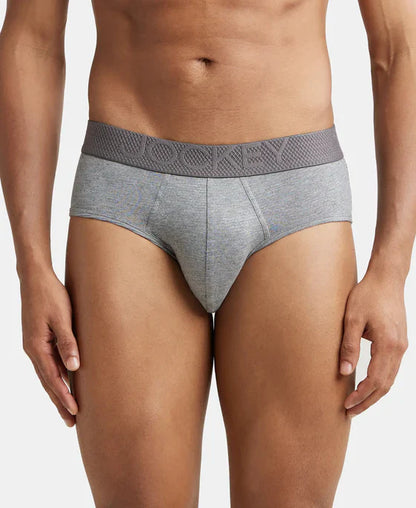 Jockey LM05 Men's Bamboo Cotton Elastane Mesh Brief with Ultrasoft Waistband and StayDry Treatment