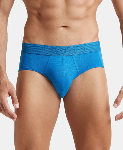 Jockey LM05 Men's Bamboo Cotton Elastane Mesh Brief with Ultrasoft Waistband and StayDry Treatment