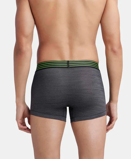 Jockey MM05 Men's Microfiber Mesh Elastane Stretch Performance Trunk with StayDry Technology