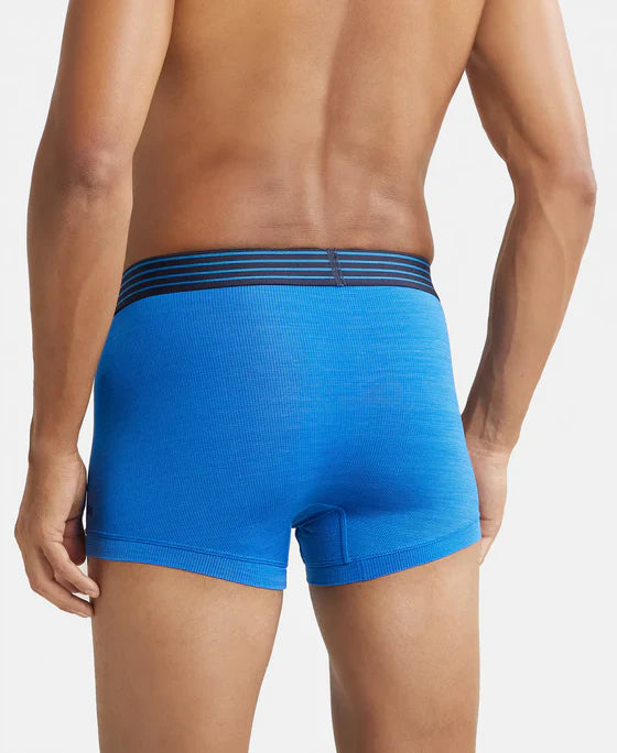 Jockey MM05 Men's Microfiber Mesh Elastane Stretch Performance Trunk with StayDry Technology